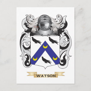 Cartão Postal Crista de la Familia Watson (Escudo de Armas)