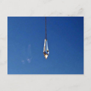 Cartão Postal Cristal de janela pendurado