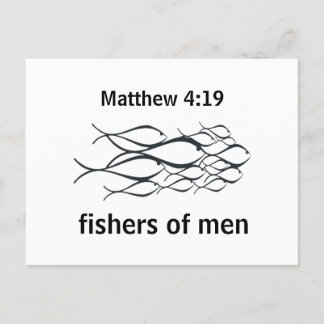 Cartão Postal cristão | Matthew 4:19