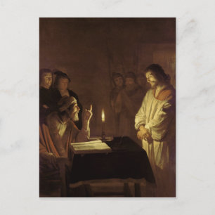Cartão Postal Cristo antes do padre alto, 1617