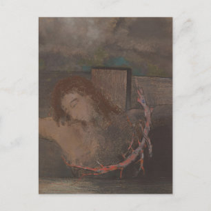 Cartão Postal Cristo Crucificado por Odilon Redon