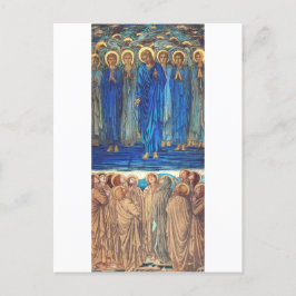 Cartão Postal Cristo de Edward Burne Jones