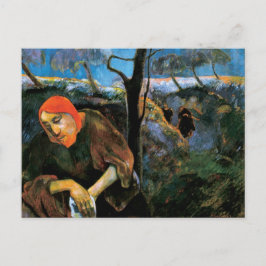 Cartão Postal Cristo de Gauguin no Jardim das Azeitonas de Belas