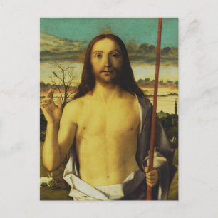 Cartão Postal Cristo de Giovanni Bellini
