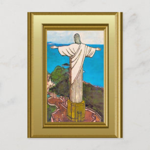 Cartão Postal Cristo do Rei do Rio de Janeiro