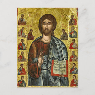 Cartão Postal Cristo e os Doze Apóstolos