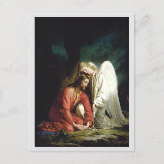 Cartão Postal Cristo em Gethsemane, Religioso