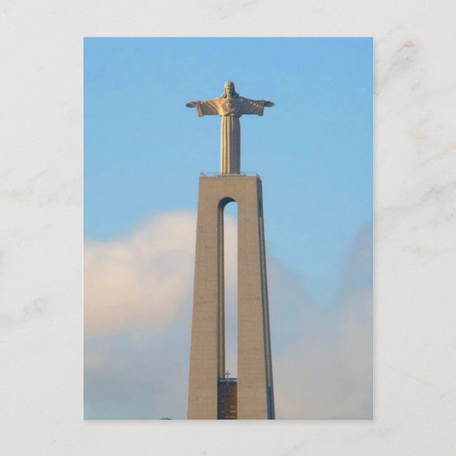 Cartão Postal Cristo em Lisboa (Frente)