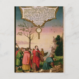 Cartão Postal Cristo ensinando seus discípulos