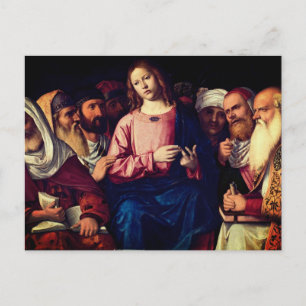 Cartão Postal Cristo entre os médicos (1504)