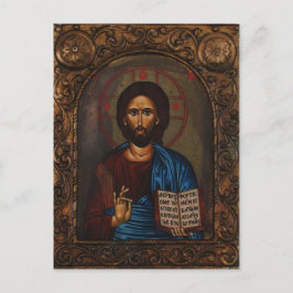 Cartão Postal Cristo Grego de ICON