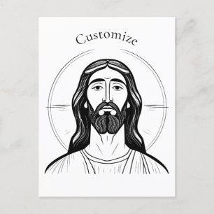 Cartão Postal Cristo Jesus Thunder_Cove