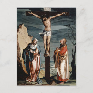 Cartão Postal Cristo na Cruz pela Oficina de Jacob Clauser