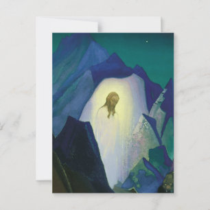 Cartão Postal “Cristo no Deserto” por Nicholas Roerich