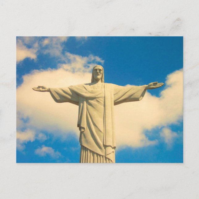 Cartão Postal Cristo o Redentor (Frente)