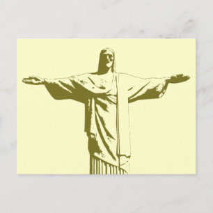 Cartão Postal Cristo o Redentor. Rio de Janeiro
