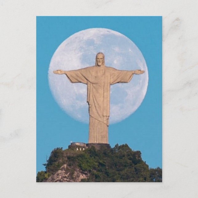 Cartão Postal Cristo Redentor (Frente)