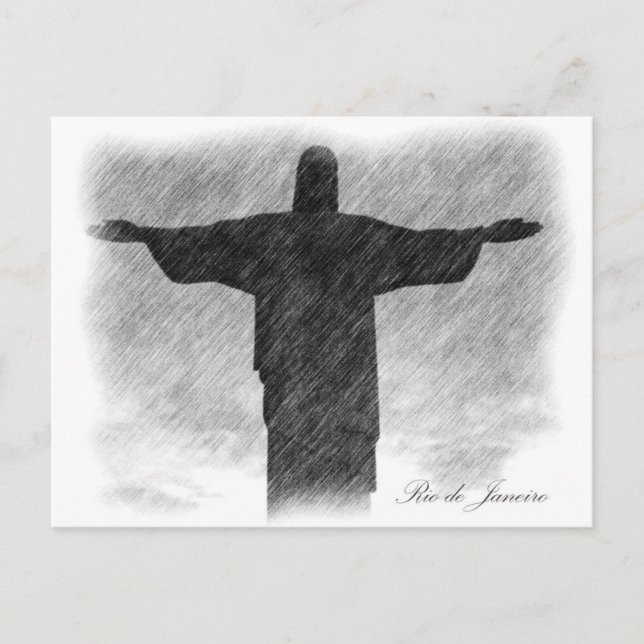 Cartão Postal Cristo Redentor 1 (Frente)
