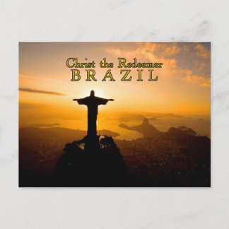 Cartão Postal Cristo Redentor Brasil