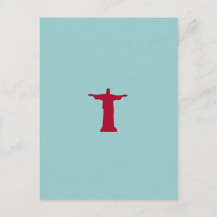 Cartão Postal Cristo Redentor ~ rio de janeiro brasil