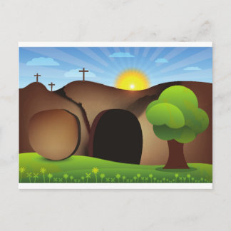 Cartão Postal cristo tomb