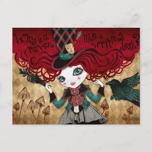 Cartão Postal Crivo louco (Frente)