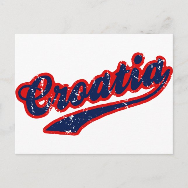 Cartão Postal Croácia (Frente)