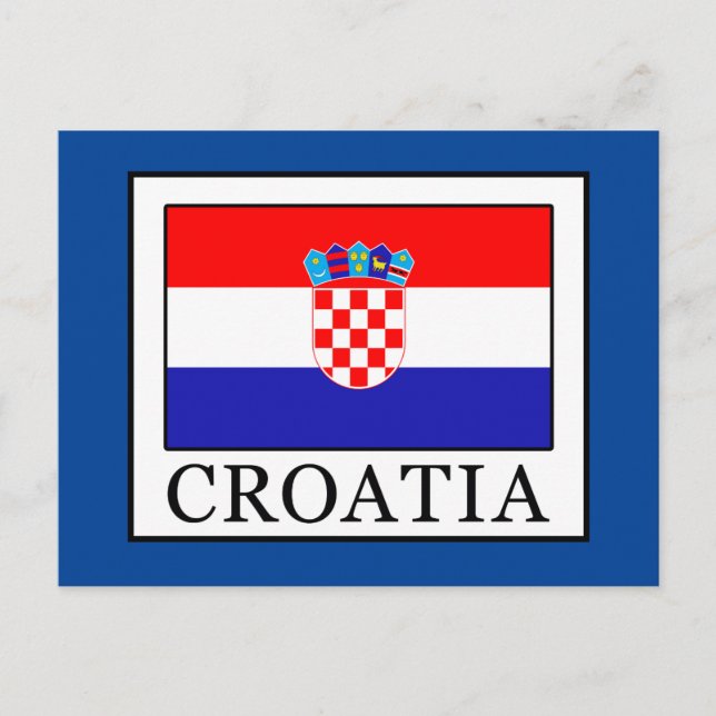 Cartão Postal Croácia (Frente)