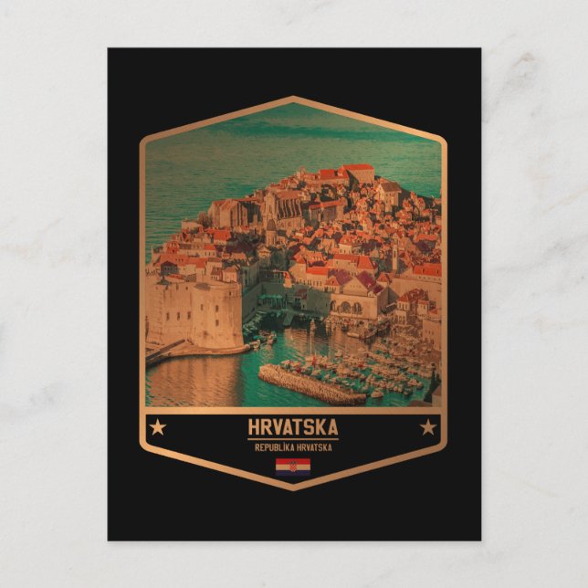 Cartão Postal Croácia (Frente)