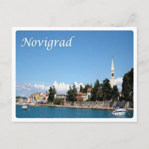 Cartão Postal Croácia - Novigrad -