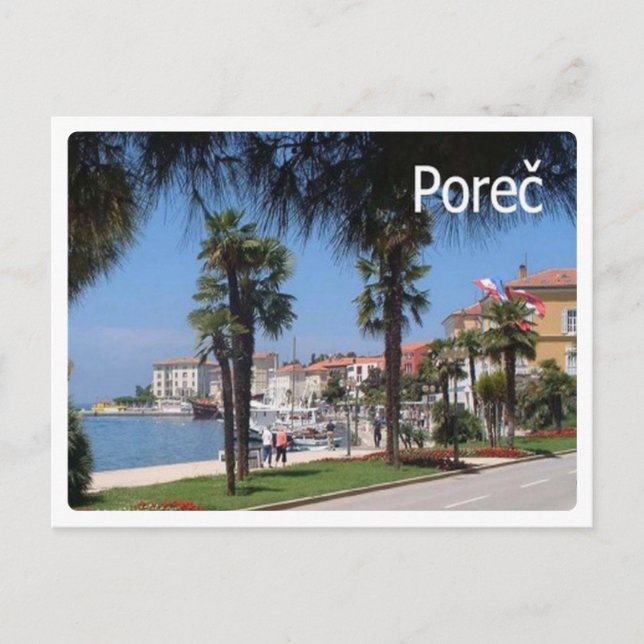 Cartão Postal Croácia - Poreč - Parenzo - (Frente)