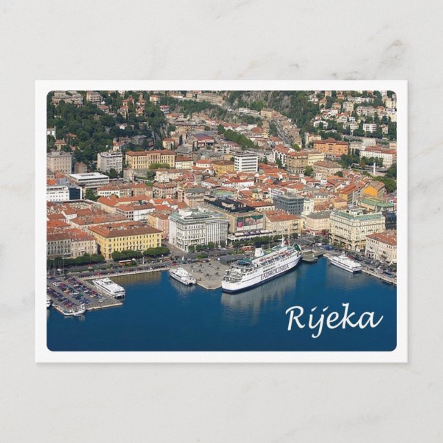 Cartão Postal Croácia - Rijeka - (Frente)