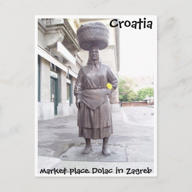 Cartão Postal Croácia - Zagreb (Frente)