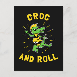 Cartão Postal Croc E Roll