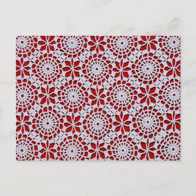 Cartão Postal Crochet Design (Frente)
