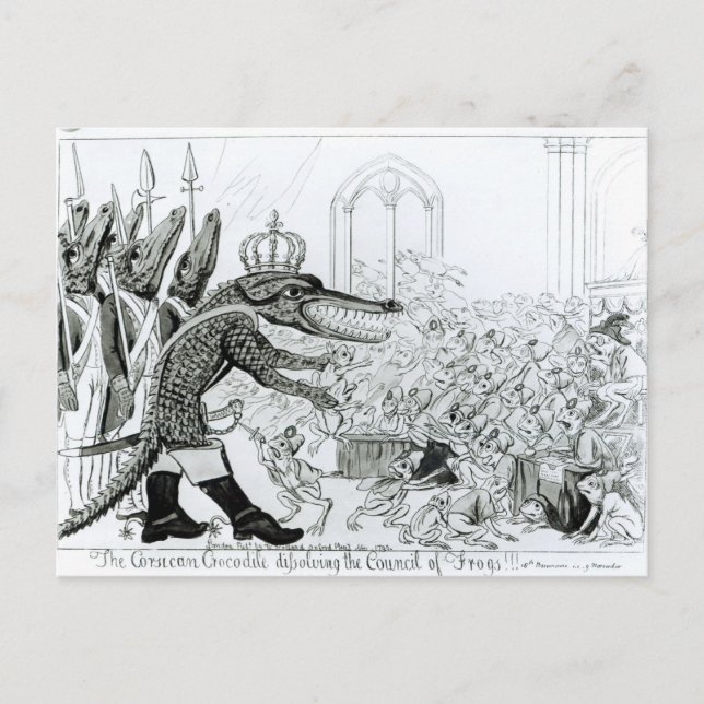Cartão Postal Crocodilo Corso (Frente)