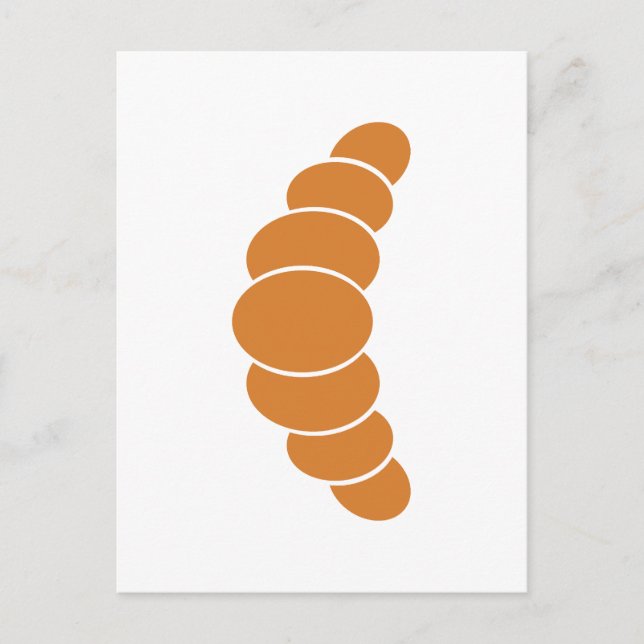 Cartão Postal Croissant (Frente)