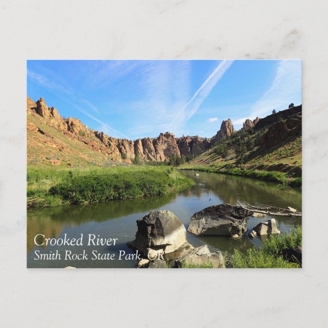 Cartão Postal Croked River (Oregon) (Frente)