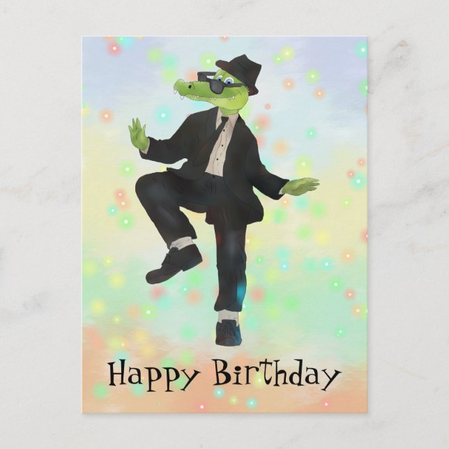 Cartão Postal Croko Blues Brothers Postkarte (Frente)