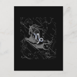 Cartão Postal Cromo como Capricórnio Zodiac Sinal em Hevélio