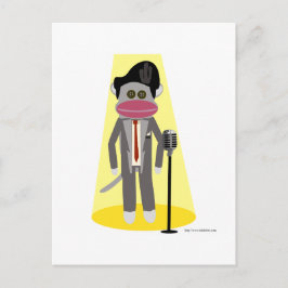 Cartão Postal Croonista Macaco