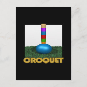 Cartão Postal Croquet 2