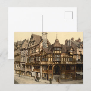 Cartão Postal Cross and Rows, Chester, Cheshire, Inglaterra
