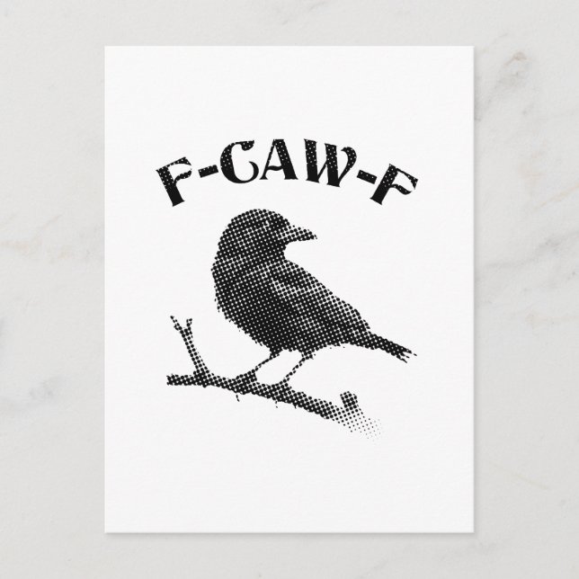 Cartão Postal Crow F-CAW-F (Frente)