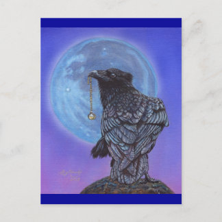 Cartão Postal Crow Moon