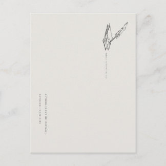 Cartão Postal Crow-Quilled Pages- Jane Austen inspired Postcard