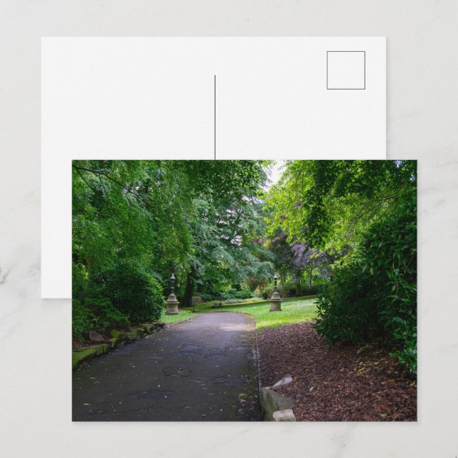 Cartão Postal Crow Wood Park, Sowerby Bridge (Frente/Verso)