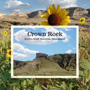 Cartão Postal Crown Rock, Monumento Nacional Scotts Bluff, NE 