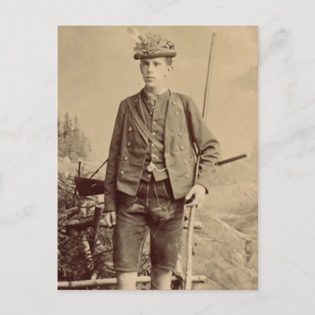 Cartão Postal Crownprince RUDOLF da Áustria #074H (Frente)