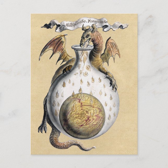 Cartão Postal Crucial da Multiplicação na Alquimia (Frente)